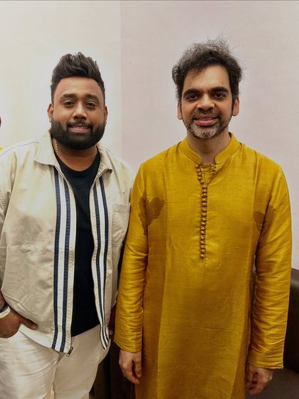 A great meet-up with Rahul Deshpande, a phenomenal Indian classical music singer.