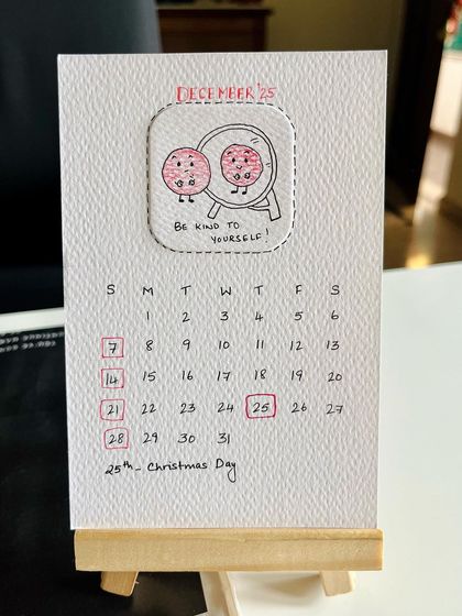 Shraddhadoodles - Custom Art & Merchandise Hand-drawn 2025 Desk Calendars photo 14