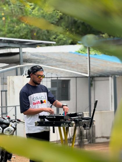 A shot from my outdoor recording session. Taking my Pioneer DJ setup outside allows me to find inspiration in different environments, away from the club.