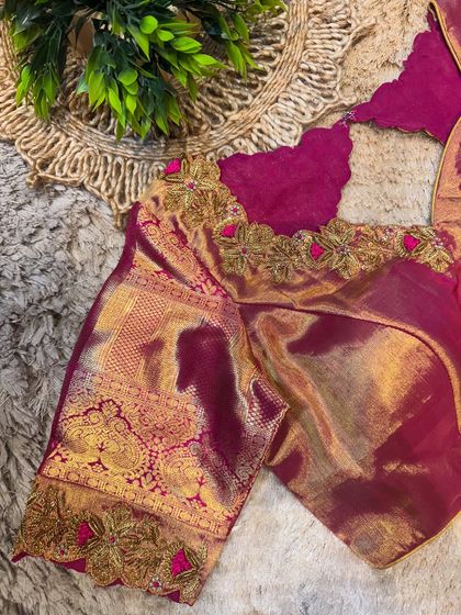 Chaithu Gowda - Custom Designer Ethnic Wear Custom Embroidered Blouses photo 17