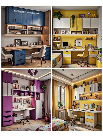 Designing with a Touch of Sweetness - Modular Home Interiors Inspired Work & Study Spaces photo 16