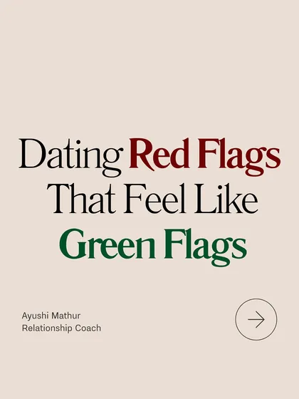 **Some of the biggest dating red flags actually feel like green flags at first.** That "electric chemistry" might be your nervous system recognizing familiar dysfunction, not a soulmate connection. This guide breaks down common traps, like mistaking intensity for intimacy or codependency for connection. Understanding these patterns is the first step to stop attracting what's familiar and start attracting what's healthy.