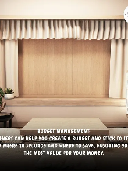 We help with budget management, advising on where to save and where to splurge to get the most value for your money.