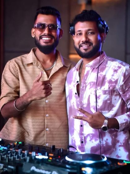 Sharing the console with DJ Shivaji. We love bringing the vibes together for Ladies Night.