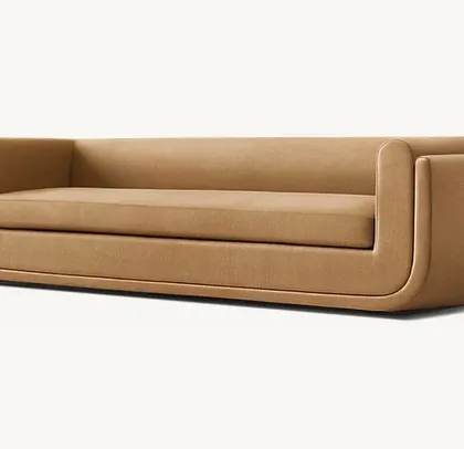 A duplicate image of the U-shaped sofa, a perfect example of modern, minimalist luxury.
