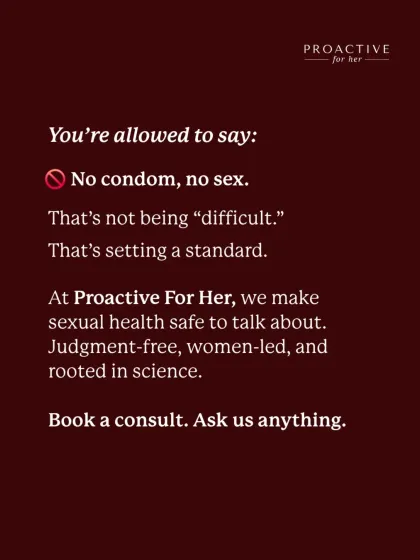 You are allowed to say: "No condom, no sex." That's not being difficult; it's setting a standard for your health and safety.