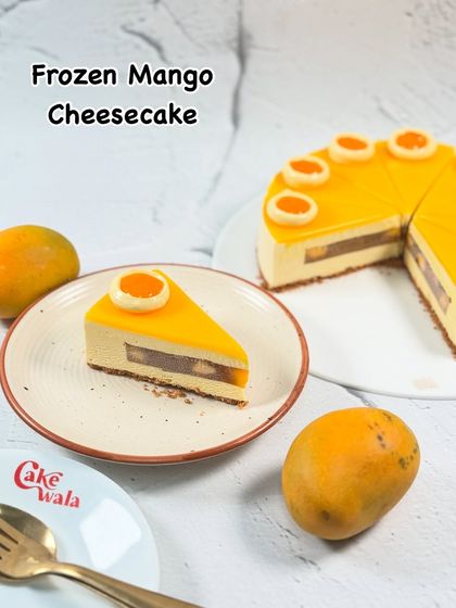 Cool down with our indulgent Frozen Mango Cheesecake. This dessert features a creamy cheesecake base with a luscious mango jelly layer, offering a refreshing and rich flavor combination.