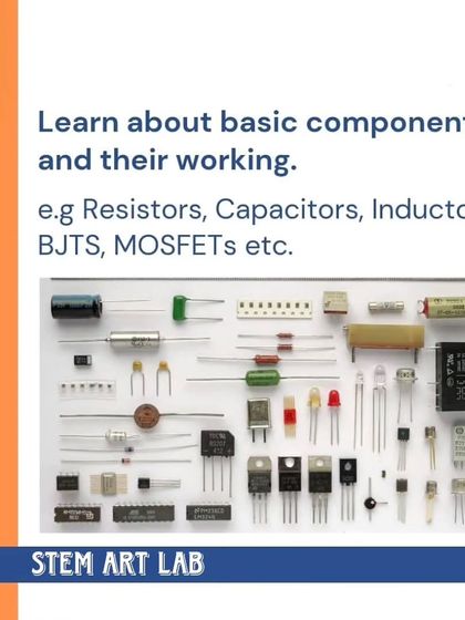 To build anything, you need to know the basics. We teach students about fundamental electronic components like resistors, capacitors, and transistors, giving them the foundational knowledge needed for advanced projects.