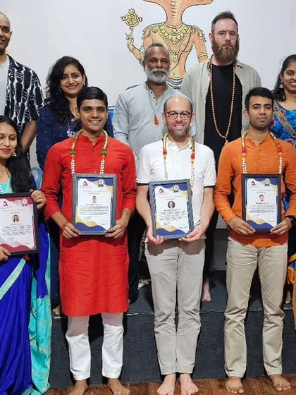 Another group of successful graduates from our foundational 200 and 300-hour Yoga TTCs, ready to share their knowledge.