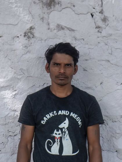 This is Umesh, whose gentle and caring nature makes him an instant favorite with all our furry guests.