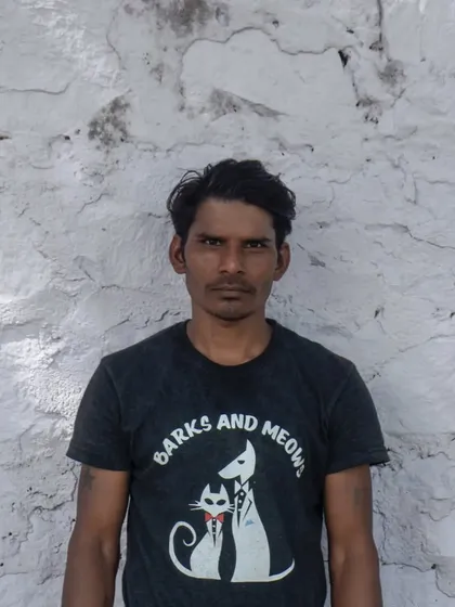 This is Umesh, whose gentle and caring nature makes him an instant favorite with all our furry guests.
