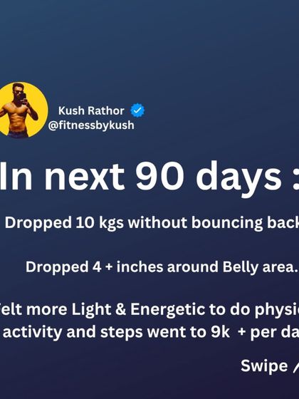 Before joining, Abhijit was doing hundreds of crunches and low-carb diets with no results. We built a practical plan with daily check-ins and simple meals like upma, dal, roti, and sabzi. This is his testimonial and a look at his sustainable diet.