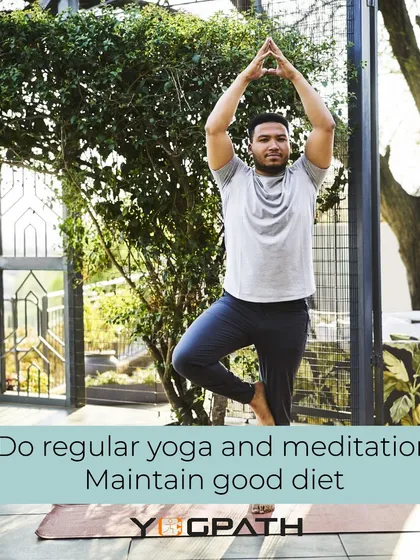 A healthy lifestyle is a combination of physical and mental wellness. Regular yoga, meditation, and a good diet are fundamental practices I teach to support both your body and mind.