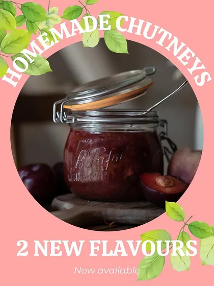 And that's not all, I'm also introducing two new flavours of homemade chutneys! I can't wait for you to try them. I'll be sharing more details very soon.