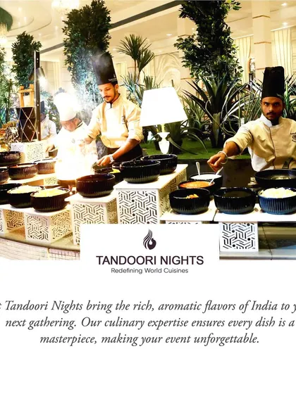 At the heart of our service is a deep love for Indian cuisine. Our grand live stations, staffed by expert chefs, bring the rich, aromatic flavors of India to your event, making it a truly memorable masterpiece.