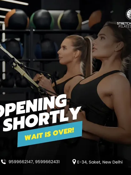 An exciting announcement that the wait is over and our studio is opening shortly. We're ready to help you on your fitness journey.