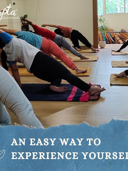 In our classes, we practice asanas like Vasisthasana (Side Plank Pose) to build core strength and stability. Yoga is a simple yet profound way to connect with and experience your true self.