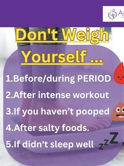 The number on the scale can be misleading. Factors like your menstrual cycle, workouts, sleep, and even salty foods can cause fluctuations. For accurate tracking, it's important to know when and when not to weigh yourself.