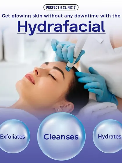 For those seeking an instant glow with no downtime, our Hydrafacial is the perfect solution. This treatment deeply cleanses, exfoliates, and hydrates the skin, leaving it immediately radiant and refreshed.