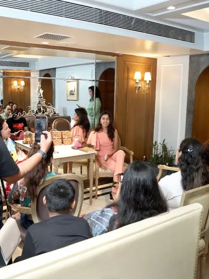 A packed room for the launch of 16-year-old author Aadya Aggarwal's book "i-spy." We love supporting emerging talent and providing a platform for young writers to shine.