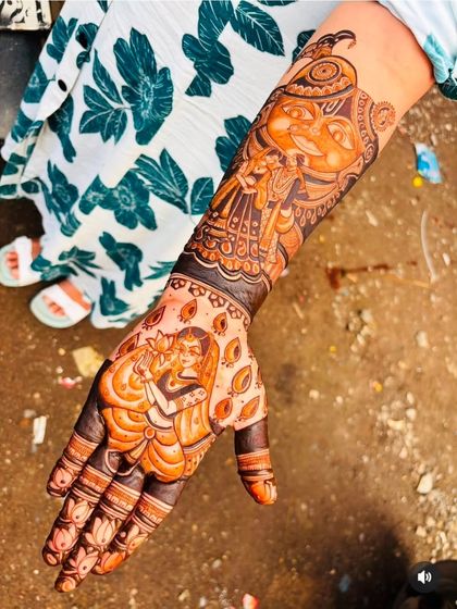 Kanha Mehandi - Bridal Mehndi Custom Storytelling & Portrait Mehndi photo 8