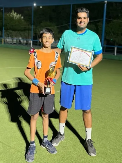 A mighty congratulations to our player Shaurya Juneja for winning the boys Under-14 title at the 19th Noida Open Tennis Championship. We are immensely proud of his achievement.