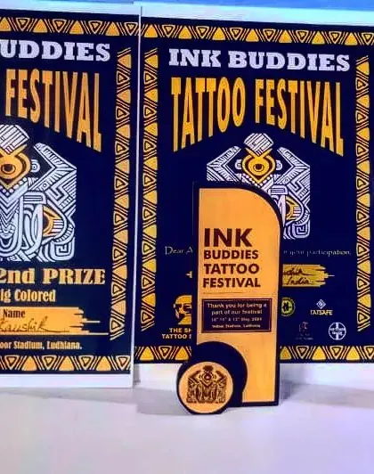 When you learn from me, you learn from a recognized artist. I recently won both 2nd prize for Big Healed Colour and 3rd prize for Big Healed Black and Grey tattoos at the Ink Buddies Tattoo Festival. I share these award-winning techniques with you.