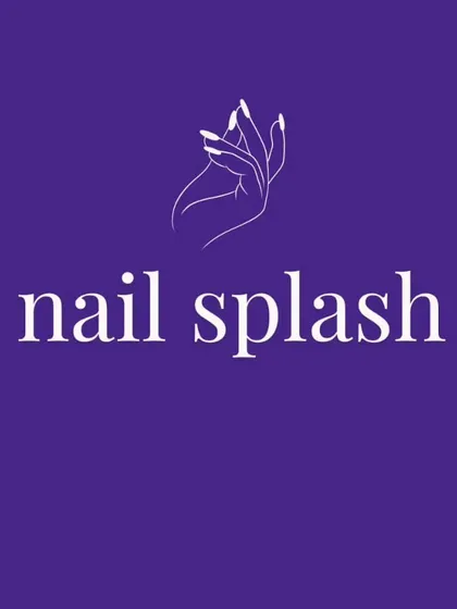 A simple and elegant logo for our "Nail Splash" services, representing the artistry and style we bring to every manicure and pedicure.
