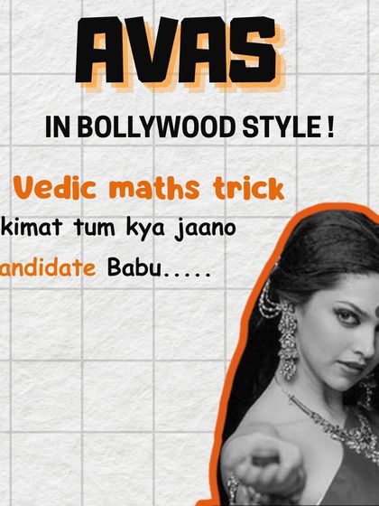 Ek Vedic maths trick ki kimat tum kya jaano, Candidate Babu? We use iconic dialogues to highlight the priceless value of the skills we teach.