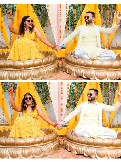 Vibrant Rituals: Haldi & Mehndi photo 19