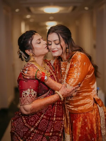 A touching, emotional moment between the bride and her mother. These are the memories that last a lifetime.