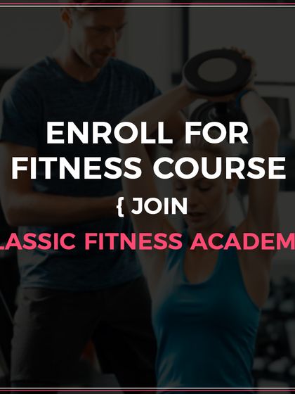 To succeed, you must enroll in a quality fitness course. Join us to start your journey.