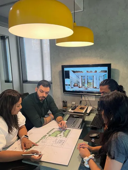 Introducing Architect Salar, one of the bright young talents at my firm. I believe in mentoring the next generation, and Salar brings fresh perspectives and global technological advancements to our team.
