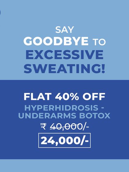 Say goodbye to excessive sweating with our special offer on Hyperhidrosis treatment. We use underarm Botox to provide long-lasting relief and keep you feeling dry and confident.