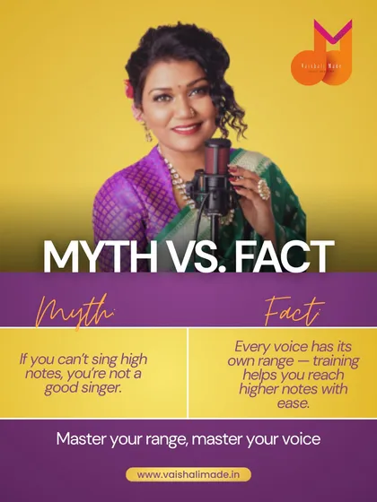 A common myth is that you're not a good singer if you can't sing high notes. The fact is, every voice has its own range. My training helps you master your range and reach higher notes with ease and control.