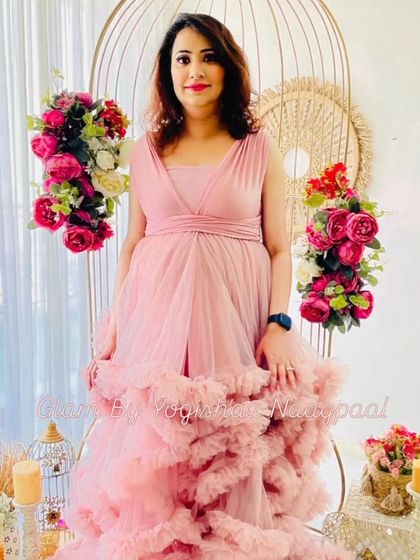 Finally sharing this subtle pink glam and dreamy look. I love how soft yet elegant it turned out, perfect for celebrating such a special occasion.