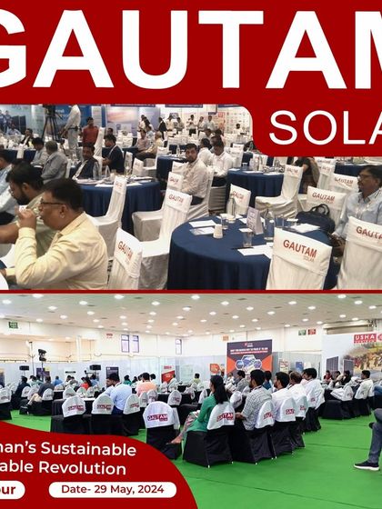 Attendees at the sustainable renewable energy event in Jaipur, where we showcased our solutions for Rajasthan's transition to a greener future.