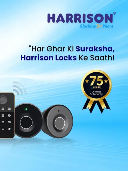 For over 75 years, my promise has been simple: "Har Ghar Ki Suraksha, Harrison Locks Ke Saath!" This is more than a tagline; it's a legacy of trust and security that I have built, one home at a time, across India.
