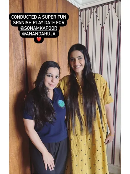 We were thrilled to host a fun and interactive Spanish playdate for Sonam Kapoor and Anand Ahuja. It was a joyful session filled with laughter and learning.