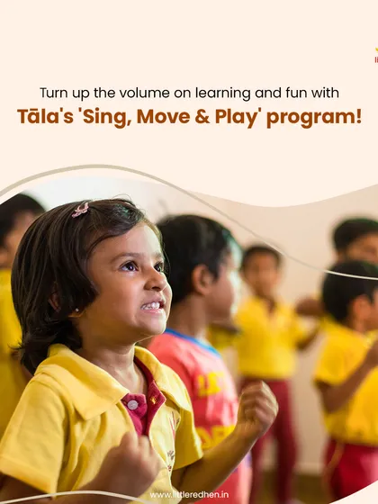 Turn up the volume on learning with Tāla's 'Sing, Move & Play' program. Music is a key to unlocking language development and cognitive skills, and we make it a joyful part of our day.