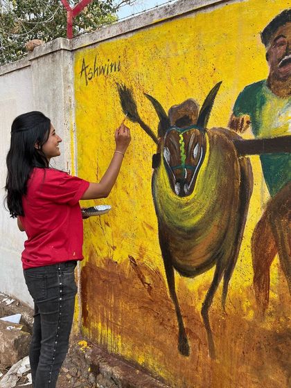 Ashwini Koppad - Murals and Wall Art Public Murals: Celebrating Community & Culture photo 12