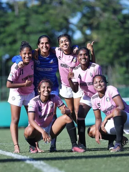 A group of our players posing together after a match, showcasing the strong bonds within the team.