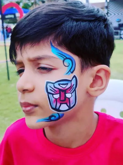 A Transformers Autobot symbol, a cool and graphic design for fans of the franchise.