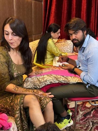 Bunty Rajasthani Mehandi - Group & Event Mehandi Our Professional Team at Work photo 10