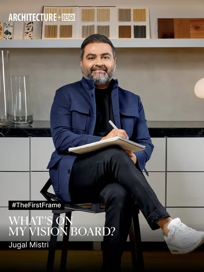 For Architecture + Design's #TheFirstFrame series, I discussed my vision board and the importance of mood boarding. It is an evolving narrative that starts with the site's history, culture, and climatic conditions.