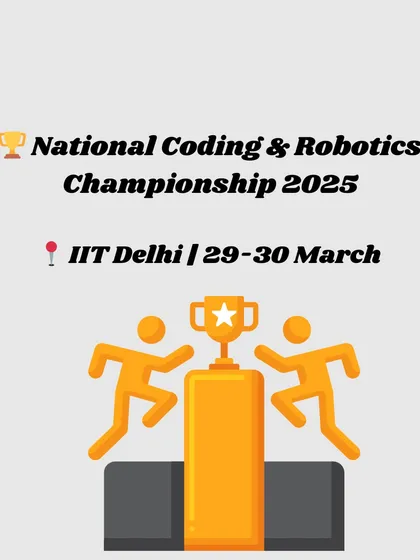 The countdown begins for the National Coding & Robotics Championship 2025 at IIT Delhi. This event is the ultimate tech battle for young innovators.