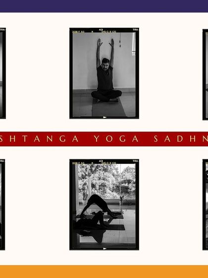 This photo board at our shala captures the grace and slowness of the practice. Each black and white image tells a personal story of a yogi's journey, a reminder that this path is unique to each individual.