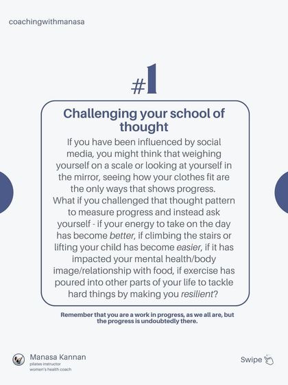 The first step is challenging your mindset. Progress isn't just about the scale or how your clothes fit; it's about increased energy, better mental health, and a more resilient body.