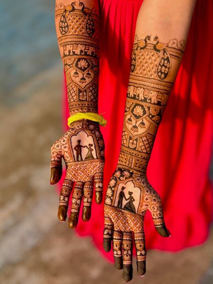 Mitali - Bridal Mehendi Custom Story & Portrait Mehendi photo 11