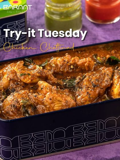 My Chicken Chettinad is an exquisite indulgence, a fusion of aromas and flavors that elevate the palate to pure culinary artistry.